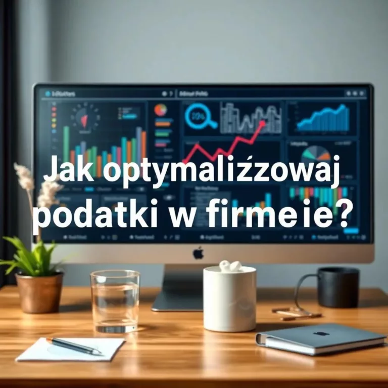 Jak optymalizować podatki w firmie?
