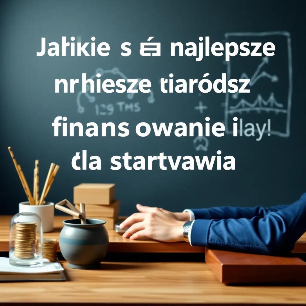 Jakie są najlepsze źródła finansowania dla startupów?