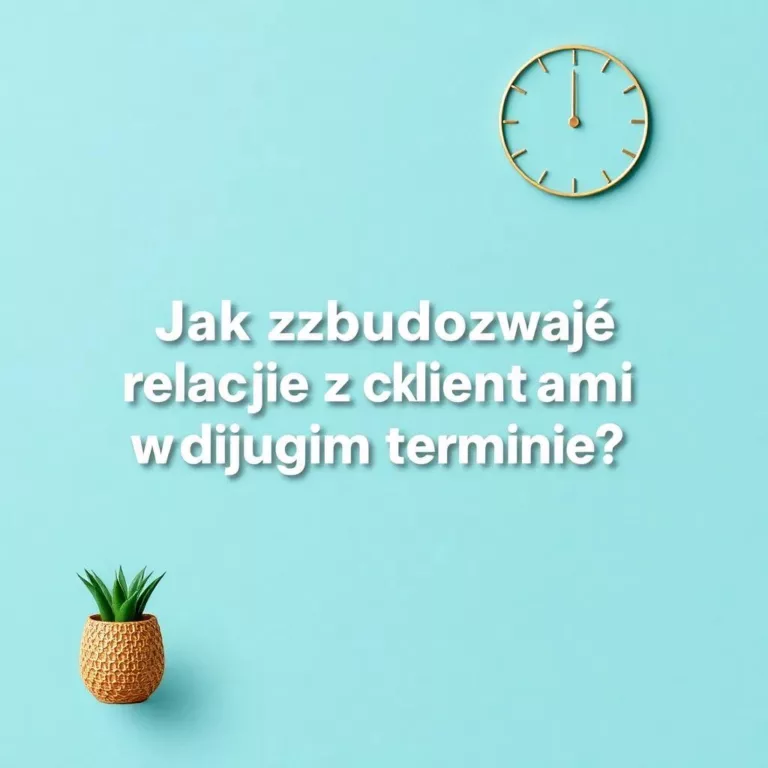 Jak zbudować relacje z klientami w długim terminie?