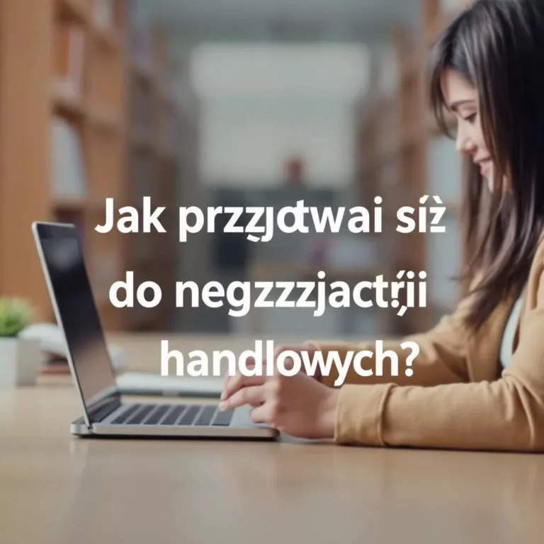 Jak przygotować się do negocjacji handlowych?