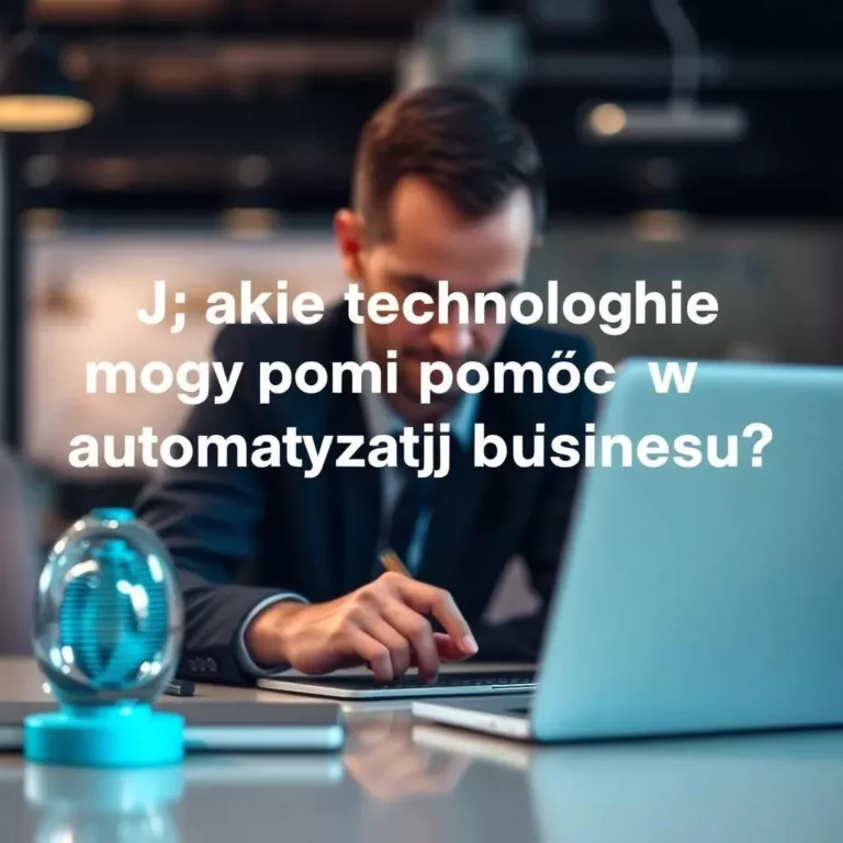 Jakie technologie mogą pomóc w automatyzacji biznesu?