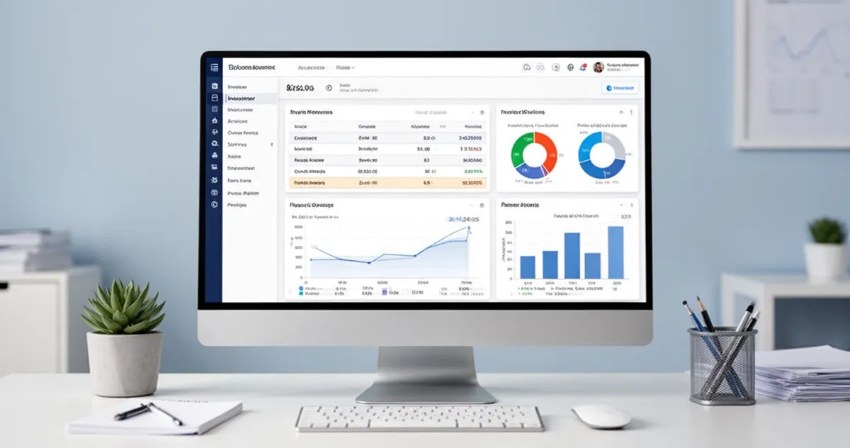Ekran systemu Comarch ERP Optima z modułem fakturowania